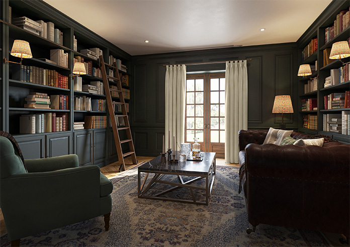 Florence Faux Suede, Stone - Made to Measure Curtains - Image 8